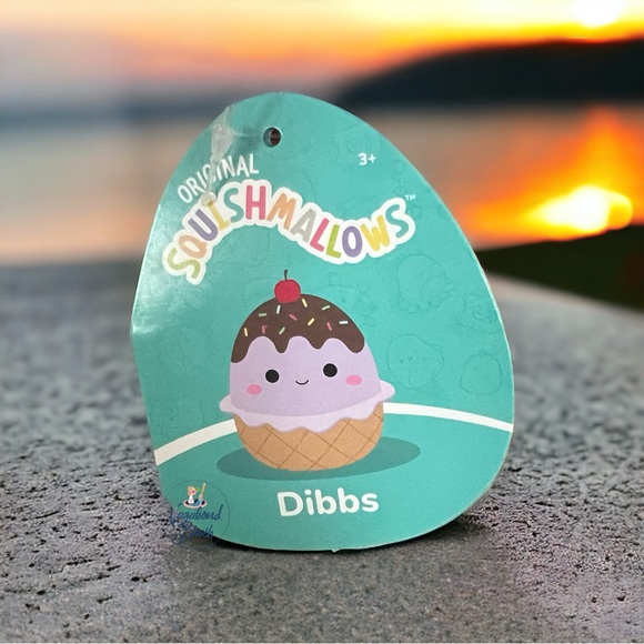 Squishmallow Dibbs the Ice Cream with Tags - Picture 4 of 6